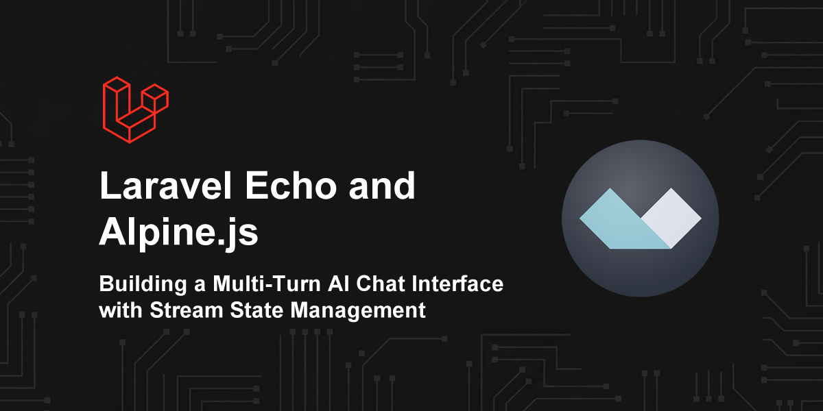 laravel echo alpine js ai chat